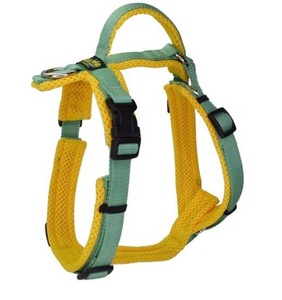 Nylon Dog Harness Adjustable Buckle Closure Animal Print Pattern Sport Style Reflective Trim <b>Machine</b> Washable for Medium Breed - Product Image 3