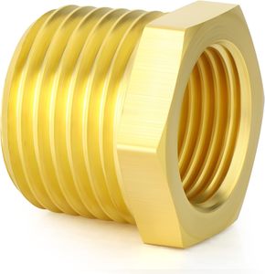 Raccord de réservoir d'eau en acier inoxydable avec filetage BSP mâle, adaptateur de raccord de tuyau, raccord pivotant à clé simple, écrou de raccord de tuyau en laiton - Product Image 6