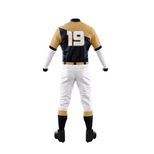 ชุดยูนิฟอร์มเกมเบสบอล – เสื้อเจอร์ซีย์น้ำหนักเบาแบบมืออาชีพและกางเกงเข้าชุด ผ้ากีฬาระบายอากาศแห้งเร็ว - Product Image 3