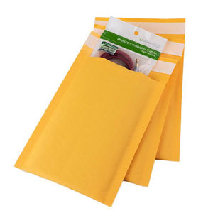 ถุงกระดาษคราฟท์สั่งทำขายส่ง สีเหลือง กันน้ำ บุฟองน้ำ สำหรับจัดส่งเทียน - Product Image 2