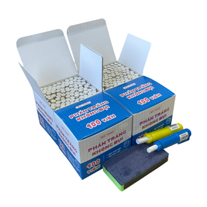 Vietnamese Dustless <b>Chalks</b> Sidewalk <b>Chalk</b> with 100pcs in Box White Support Custom Packaging - Product Image 2