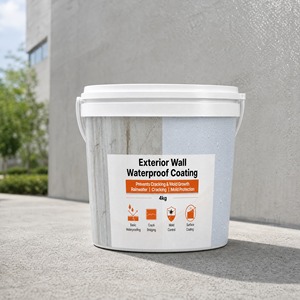 Revestimiento de Pared Exterior Impermeable 1K con Acabado Semibrillante Resistente a los Rayos UV, Ecológico, Fácil de Limpiar, Bajo en COV - Product Image 1
