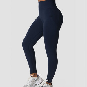 Ribbed Seamless Quick Dry Compression Breathable Scrunch <b>Butt</b> Women Sports <b>Leggings</b> Hip <b>Lifting</b> Lightweight Exercise Yoga Pant - Product Image 1
