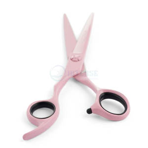 Ensemble de ciseaux de coiffure roses pour gauchers, 3 pièces, ciseaux de coupe et d'éclaircissement pour barbier, outils de qualité professionnelle en acier inoxydable - Product Image 2