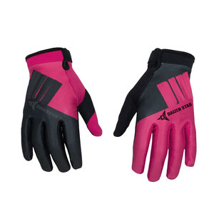 Daizen Star Full Finger Racing Gloves Polyurethane Coated Mono Print Nylon Non-Slip Motocross Outdoor Unisex Hook Loop Closure - Product Image 6