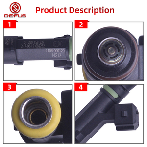 Injecteur de carburant GNC DEFUS conçu pour la longévité, référence OEM 0280158827 pour connecteur EV1 <span class=keywords><strong>160LB</strong></span> 8827, pièces de moteur automobile, soupapes d'injection - Product Image 2