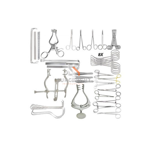 Meilleur prix d'usine – Kit de 48 instruments chirurgicaux manuels en acier inoxydable pour laparotomie, certifié CE ISO Classe I, garantie 1 an - Product Image 6