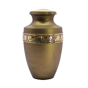 Urnes métalliques gravées de haute qualité pour cendres humaines, urne funéraire pour cendres d'adultes (hommes et femmes) provenant d'un grossiste indien - Product Image 5