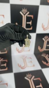 Precio al por mayor: Collar con colgante de letra D de moissanita certificada GRA de plata de ley 925, joyería de diamante estilo Hip Hop para hombre - Product Image 5