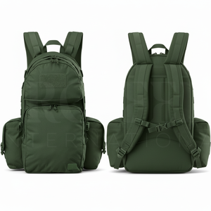Sac à dos robuste personnalisé 45L, imperméable, pour voyage en plein air, avec plusieurs poches intérieures zippées et compartiments latéraux pour ordinateur portable - Product Image 5