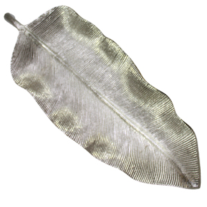 Bandeja y Plato de Servir de Aluminio Fundido para el Hogar, Vajilla con Forma de Hoja, Tamaño Grande, para Postres, Personalizable, Superventas - Product Image 5