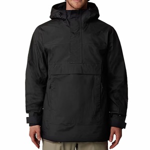 Veste de ski personnalisable pour homme, imperméable, OEM, avec capuche compatible casque et poche kangourou, pour uniformes de station de ski, vente en gros - Product Image 4