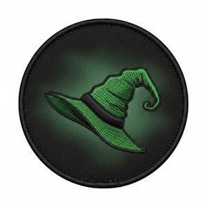 Parche termoadhesivo personalizado para ataúd, rojo y negro, con insignia bordada de círculo, cruz de vampiro, bordado a máquina gótico, aplique de Halloween para coser - Product Image 6