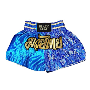 Shorts de combat Muay Thai personnalisés pour hommes, vêtements de sport respirants pour la boxe, le kickboxing et l'entraînement MMA, usine OEM - Product Image 2