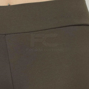 Latest Style Solid High Quality Breathable Lightweight Elastic Waist Women <b>Yoga</b> <b>Leggings</b> for Online Sale Wholesale Reasonable - Product Image 4