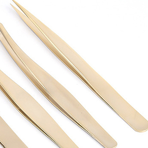 Nouveau kit personnel pour étudiants en extension de cils en acier inoxydable, ciseaux et pinces pour salons de beauté professionnels - Product Image 4