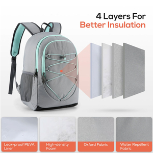 2026 Durable Oxford Striped Pattern Large Capacity School Backpack Waterproof Multi-Function Students Travel Bag Custom Logo - Product Image 6