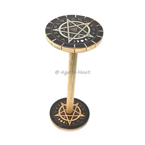 Artisanat de divination fait main Tre E of Life Support en bois Porte-pendule en bois Planche de divination - Product Image 3