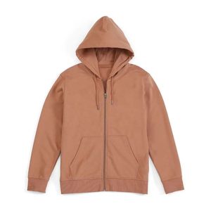 OEM 2026 Sweat-shirts à capuche zippés tendance pour hommes, avec fermetures éclair, couleur unie personnalisée, unisexe - Product Image 2