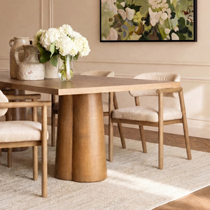Silla de Comedor Tapizada de Estilo Moderno de Mediados de Siglo, con Patas de Madera, Asiento y Respaldo de Terciopelo, Muebles para el Hogar - Product Image 6