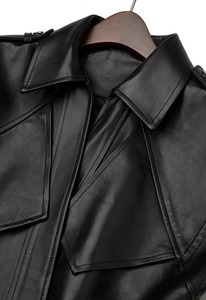 Chaleco de Cuero para Mujer, Diseño Personalizado, Venta al Por Mayor, Color Sólido, Todas las Tallas, Chaleco de Cuero Genuino para Motocicleta - Product Image 6