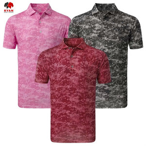 Chemises polo personnalisées Ryan Pro Gear pour hommes, style pull, avec logo personnalisé sur le panneau. - Product Image 5