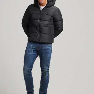 Dernier modèle de veste matelassée de haute qualité pour hommes et vêtements d'hiver pour l'extérieur, logo personnalisé, faible MOQ. - Product Image 4