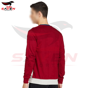 Wholesale Winter Warm Men <b>Sweatshirt</b> Thick Brushed Fleece Custom Logo <b>Plain</b> Crewneck Long Sleeve Pullover <b>Sweatshirt</b> - Product Image 2