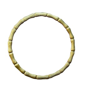 Contemporary Style Bamboo Gold Frame Round <b>Wall</b> <b>Mirror</b> Metal <b>Wall</b> Mounted <b>Vanity</b> <b>Mirror</b> - Product Image 1