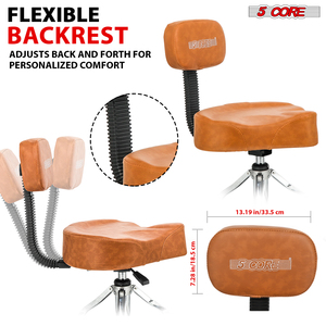 Silla de Batería para Adultos de 5 Niveles con Cojín Acolchado de 4 Pulgadas, Respaldo y Altura Ajustable con Sistema Airlift, Capacidad de 250 Libras - Product Image 6