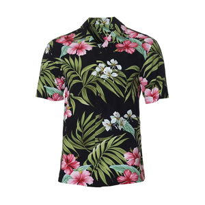 Camisas de Playa para Hombre con Estampado Sublimado en Velour Fino, Personalizables con Degradado de Color, Estilo Hawaiano - Product Image 3