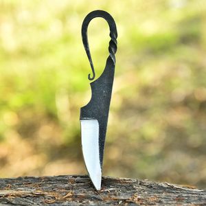 Funda de Cuero para Cuchillo Vikingo, Hoja de Acero Inoxidable Hecha a Mano, Estilo Nórdico Tradicional, Cuchillo para Caza y Camping, OEM Disponible - Product Image 3