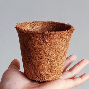 Natural coco fiber pots eco friendly gardening <b>plant</b> nursery pot coconut fiber seedling <b>baskets</b> - Product Image 1