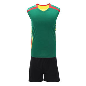 Ensemble de maillot de volley-ball à manches courtes pour hommes, conçu sur mesure, uniforme de football avec technique d'impression par sublimation du Pakistan - Product Image 3