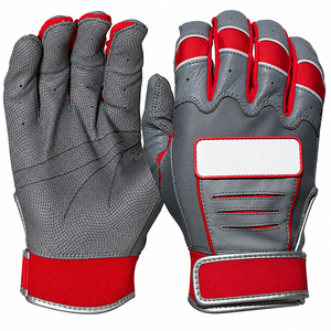Gants de frappeur de baseball personnalisés en cuir de la meilleure qualité pour hommes, gants respirants à manchette longue pour adultes, gants de frappeur personnalisés pour hommes - Product Image 1