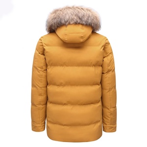 Men's Vintage Hooded <b>Winter</b> Puffer <b>Jacket</b> Warm Bubble Cotton <b>Jacket</b> Custom Logo Outdoor Coat - Product Image 5