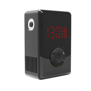 Gonfleur de vélo électrique portable 120psi avec valve Presta Schrader tuyau à aiguille à bille accessoires <span class=keywords><strong>vtt</strong></span> Mini <span class=keywords><strong>pompe</strong></span> à vélo électrique - Product Image 1