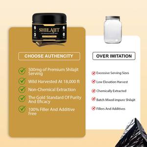 Résine de Shilajit de l'Himalaya 100% pure, noire et brillante, 30g/50g, étiquetage privé personnalisé, compléments alimentaires à base de plantes, échantillon gratuit - Product Image 6