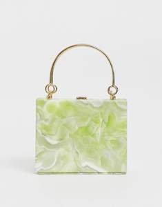 Pochette en résine faite à la main Design rétro pochette en acrylique filles pochette portefeuille produit de vente chaude sac de haute qualité pour le désherbage de fête - Product Image 3