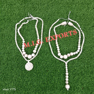 Collar de cuentas de hueso o joyería para fiestas, utilizada para fines espirituales, culturales y estéticos, y con gran variedad de estilos. - Product Image 4