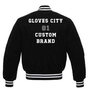 Offre spéciale, veste universitaire d'hiver en molleton personnalisée pour homme de la ville, bombardier de baseball en satin de style cool avec col montant et position du logo avant - Product Image 3