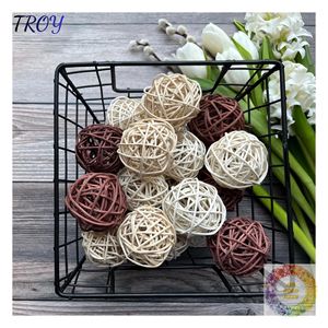 Adornos Esféricos de Ratán Natural para Decoración de Fiestas de San Valentín, Mesas Románticas para Bodas y Celebraciones de Aniversario - Product Image 6