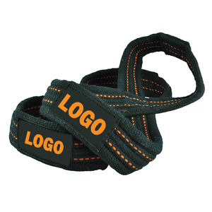 Correas de Levantamiento de Pesas en Forma de 8, de Algodón Azul y Neopreno Ecológico, Ajustables, Antideslizantes, para Entrenamiento en Gimnasio, Resistentes - Product Image 3