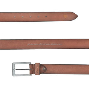 Elegante Cinturón Casual de Cuero Marrón para Hombre, Logotipo Personalizado, Cinturones de Cuero Hechos a Mano y Accesorios con Hebilla de Latón - Product Image 2