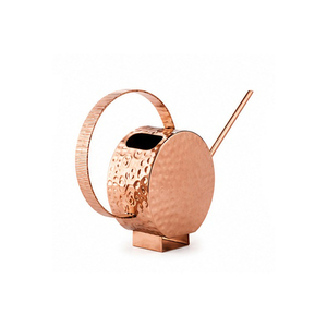 บัวรดน้ำทองแดงพร้อมลายแกะสลักดอกไม้ เครื่องมือทำสวนที่ทนทาน - Product Image 3