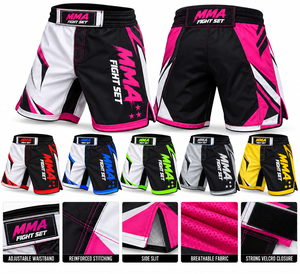 Custom MMA Fight Set Men's Fighting <b>T</b>-<b>shirt</b>+Shorts Wholesale New Martial Arts Training Outfit Boxing <b>Muay</b> <b>Thai</b> Set - Product Image 1