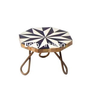 Support à gâteau géométrique en bois coloré écologique Bela Artisan, support à dessert, lavage à la main uniquement, mariage, anniversaire, fête - Product Image 3