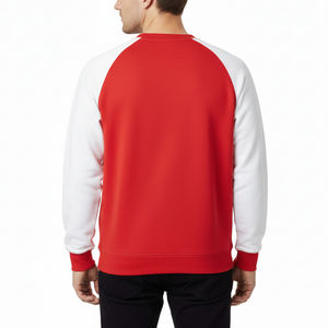 Sweat-shirt d'hiver pour homme, col rond, coupe classique, en coton/fibre de bambou, tricoté, uni, décontracté, minimaliste, séchage rapide - Product Image 3