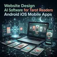Software de IA para Diseño de Sitios Web para Lectores de Tarot, Aplicaciones Móviles Android iOS, Plugin para WordPress y Shopify, Software ERP con IA para Comercio Electrónico