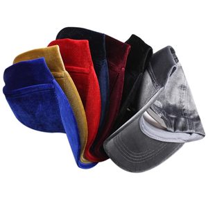 Gorra Unisex de Terciopelo con Cierre a Presión, Ajustable, Estilo Trucker, para Uso Casual y Urbano, Proveedor al por Mayor - Product Image 3